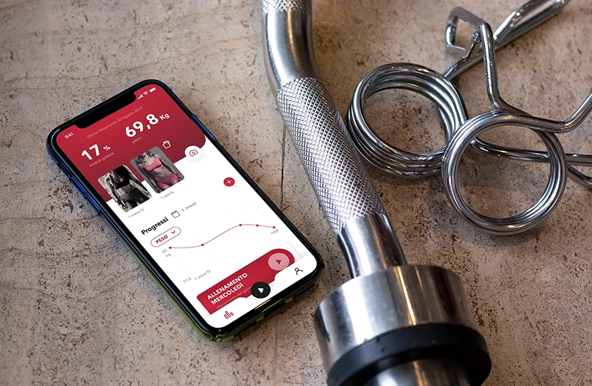 hedron design fitness mobile app revoo ui mockup