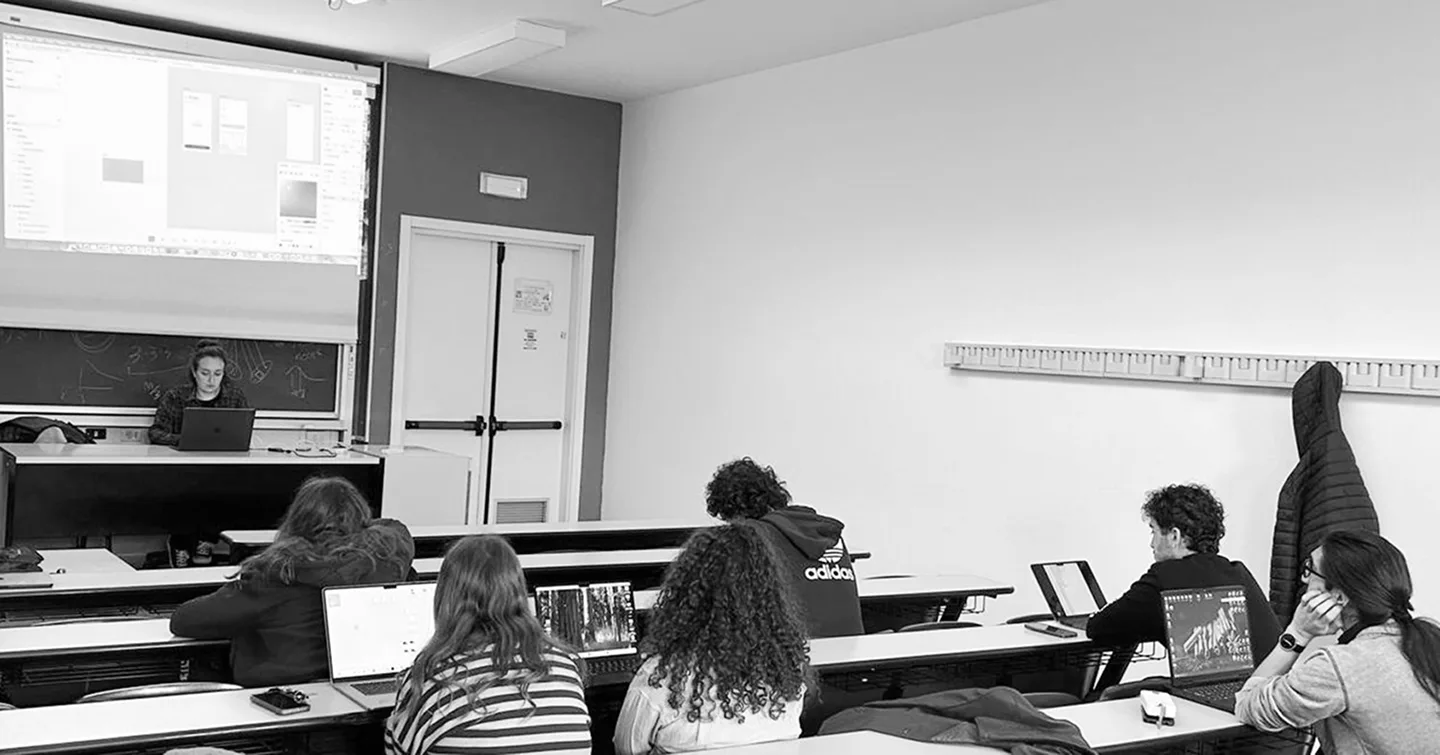 nicoletta bruno tiene il seminario in aula