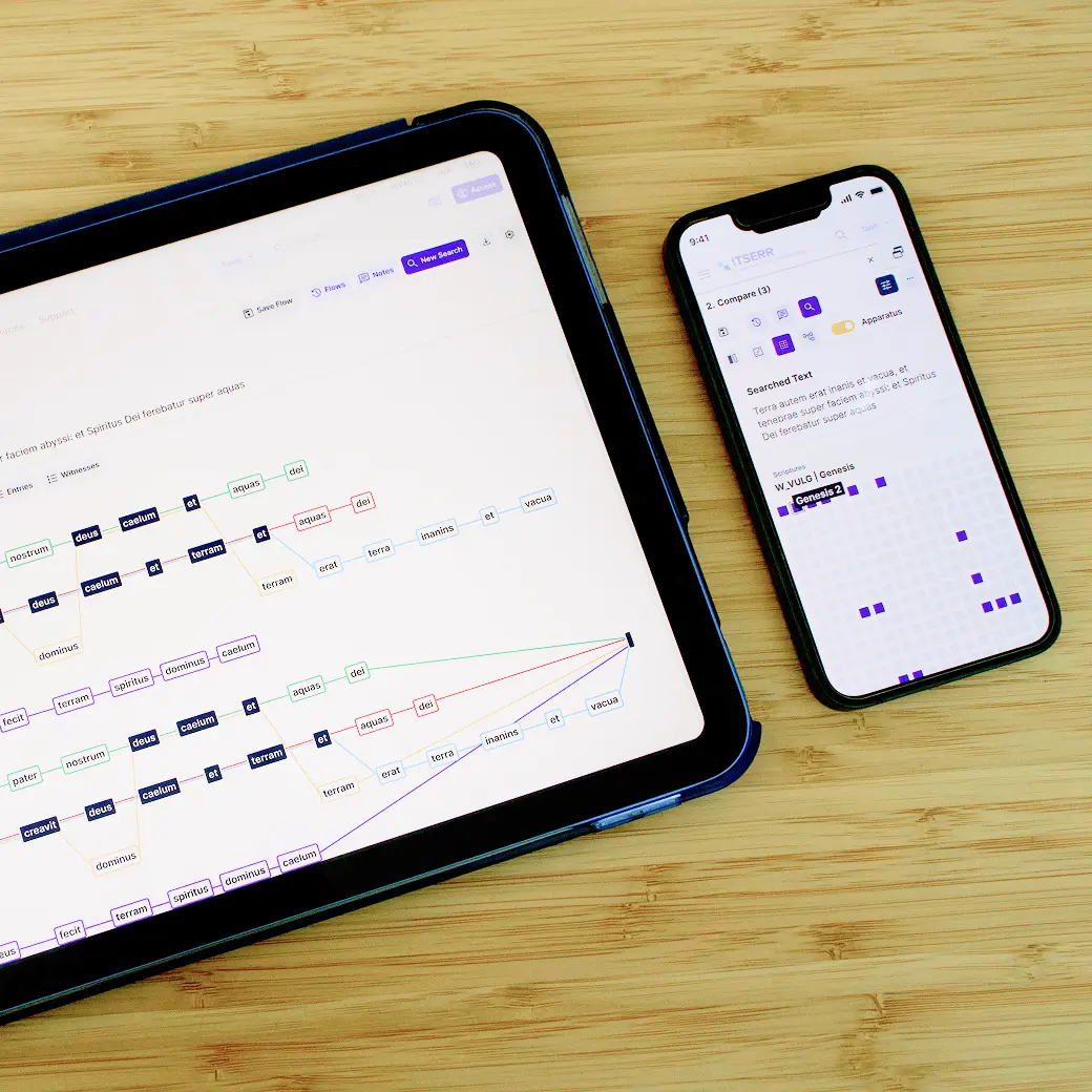 Smartphone e tablet che mostrano un prototipo di applicazione