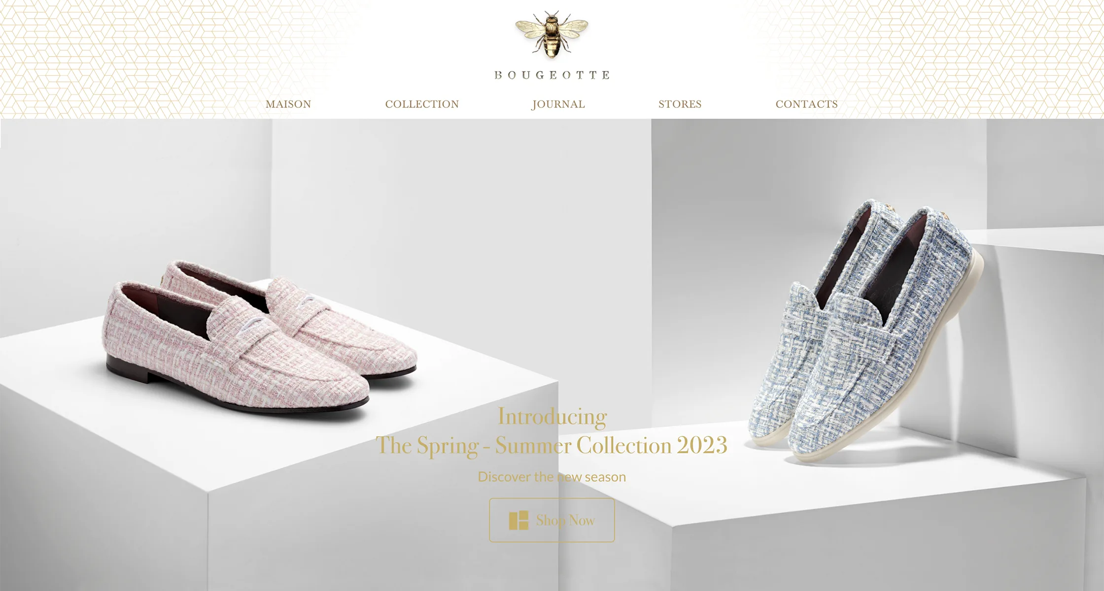 bougeotte fashion website hedron mockup