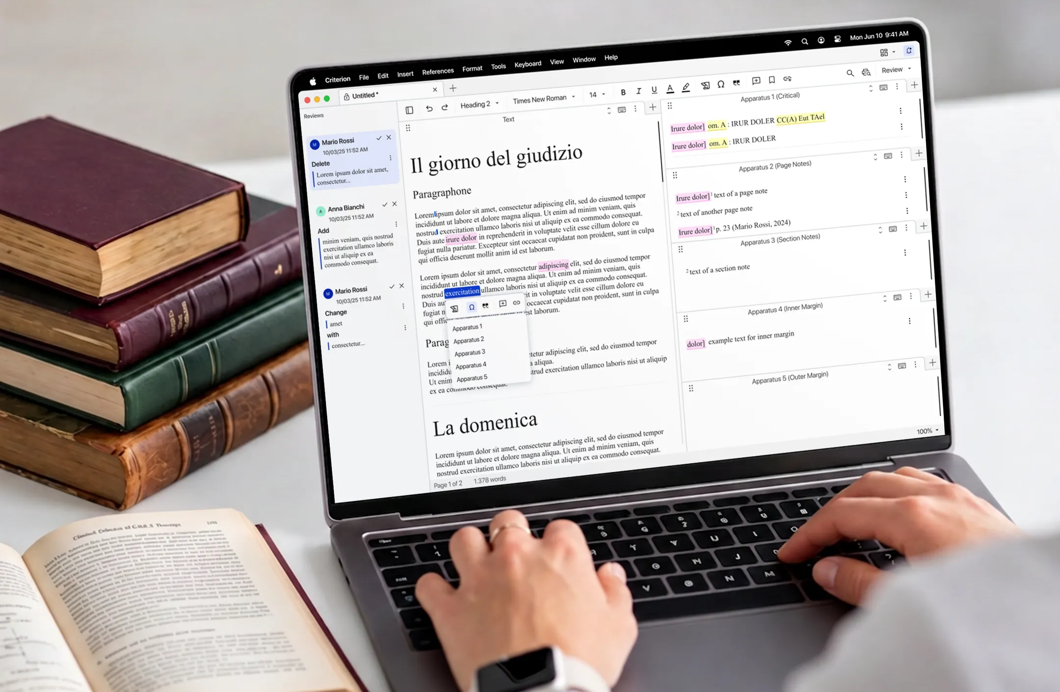 Smartphone che mostrano le grafiche dell'app Criterion, con i cartellini dei giocatori e le variazioni percentuali delle valutazioni.