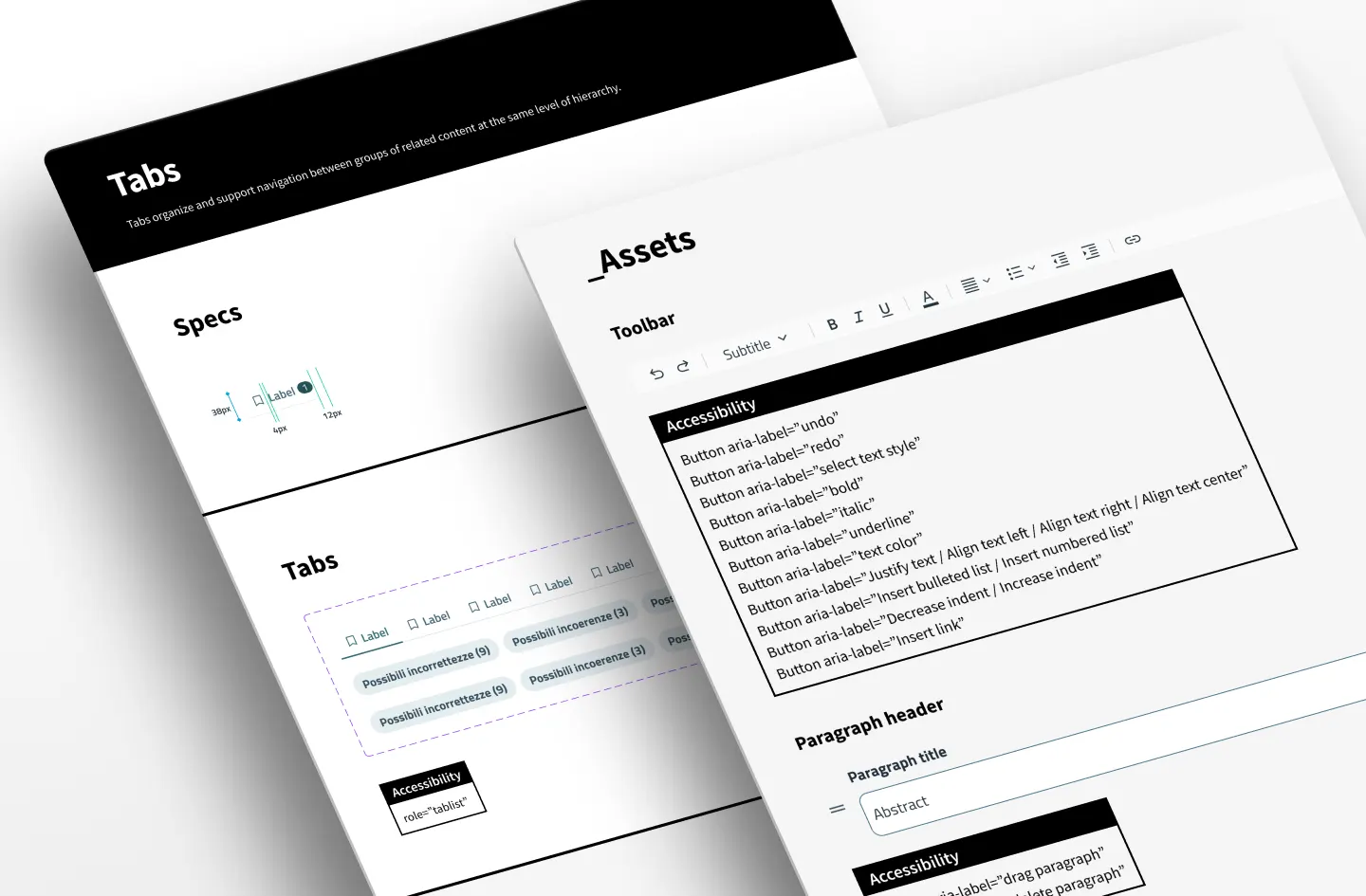 linee guida tecniche di design per l'accessibilità